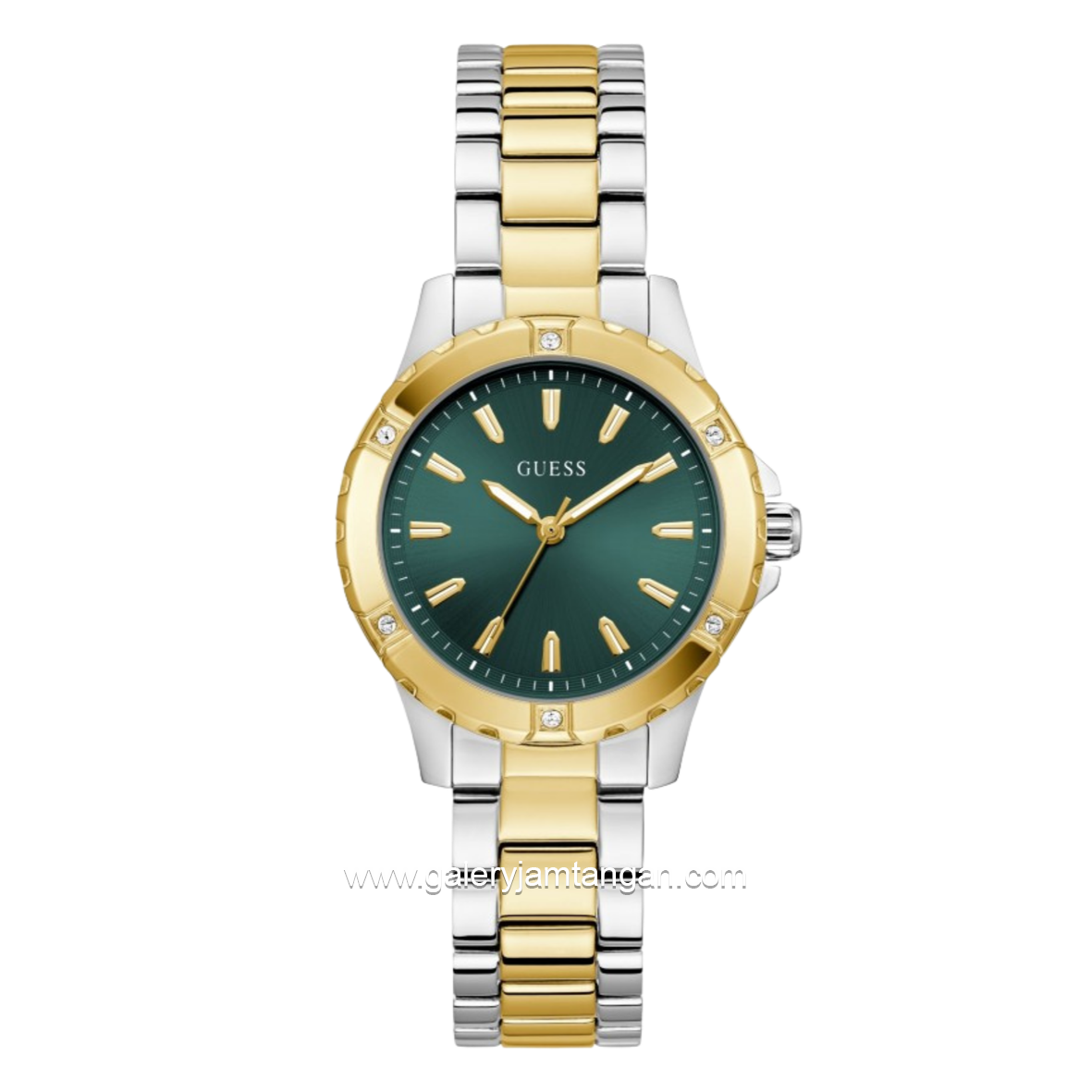 GUESS MIST GW0948L8 Dual Tone Silver Gold Stainless Steel