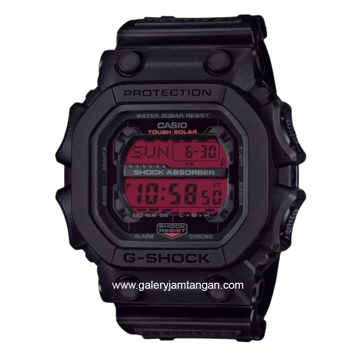 G-SHOCK GX-56BBR-1DR Digital Black Resin Strap