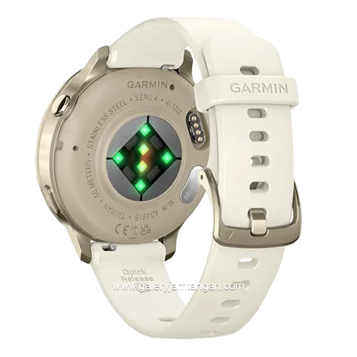GARMIN VENU 4 LUNAR GOLD BONE 41 MM Silicone Strap