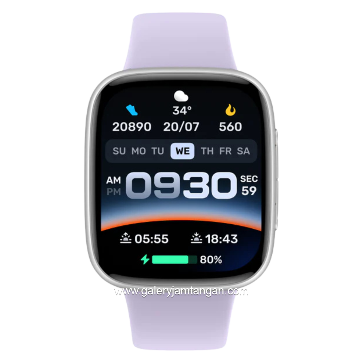IGEAR IGLU-04 LUMI PURPLE Silicone Strap