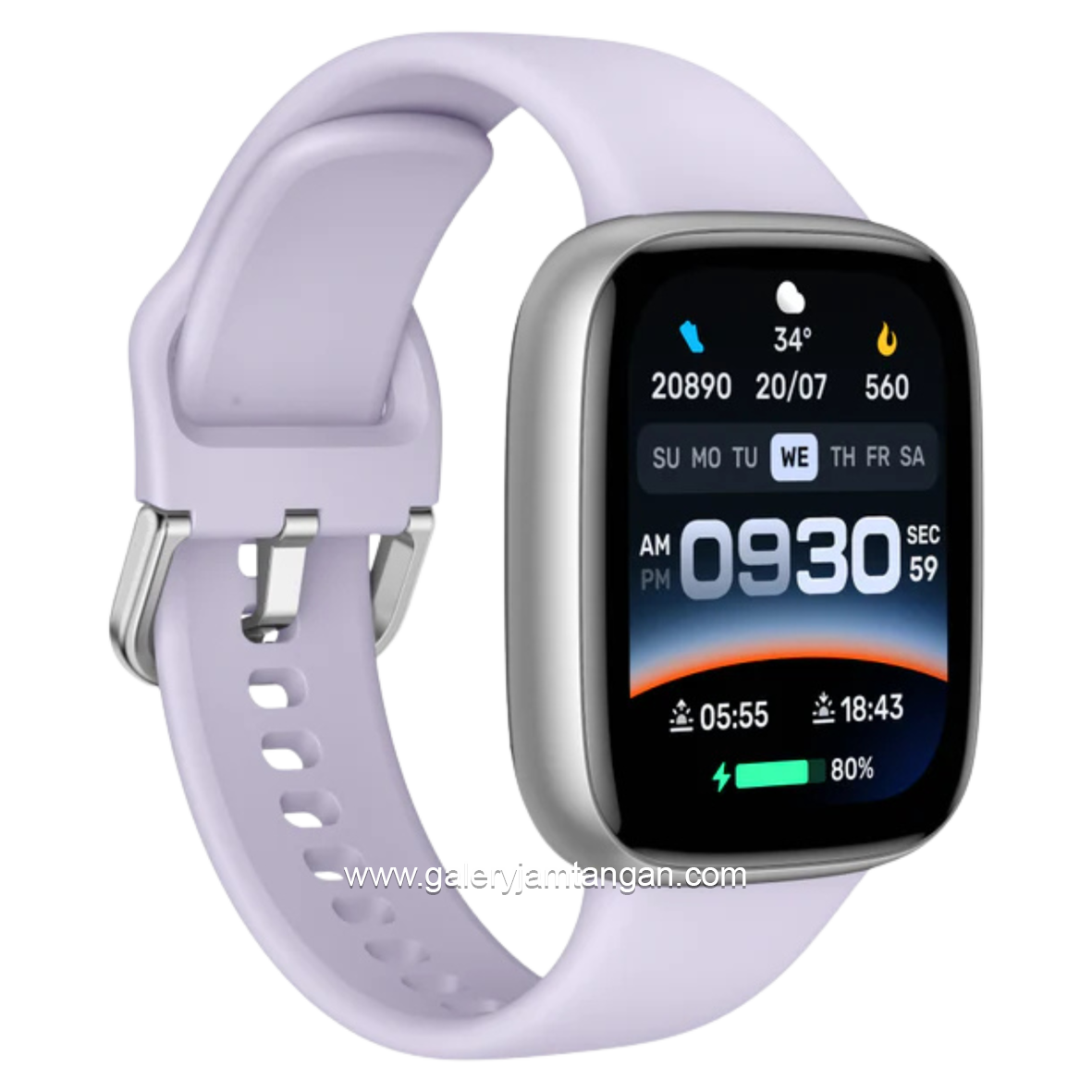 IGEAR IGLU-04 LUMI PURPLE Silicone Strap