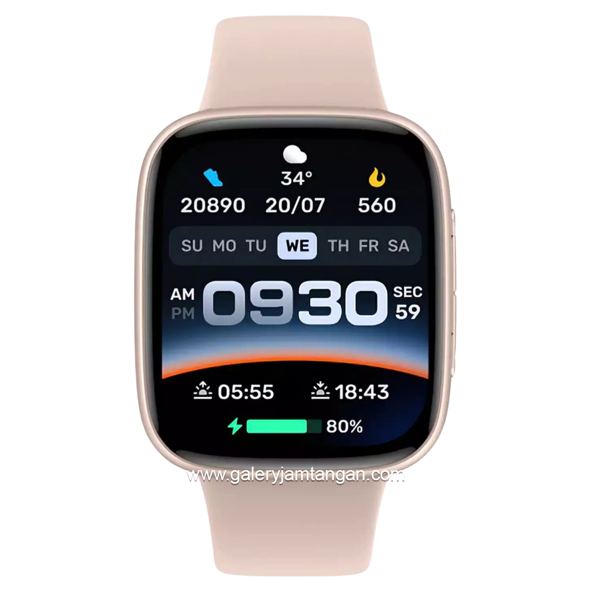 IGEAR IGLU-02 LUMI PINK Silicone Strap