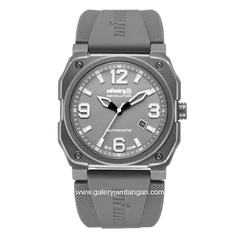 INFANTRY REVO-AUTO-04 Super Lume Dial Full Grey Rubber Strap