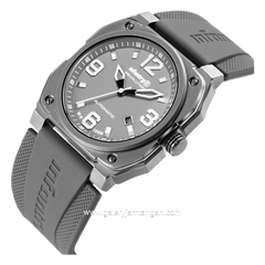 INFANTRY REVO-AUTO-04 Super Lume Dial Full Grey Rubber Strap
