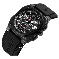 INFANTRY REVO-CHR-01-V2 Chronograph Full Black Rubber Strap