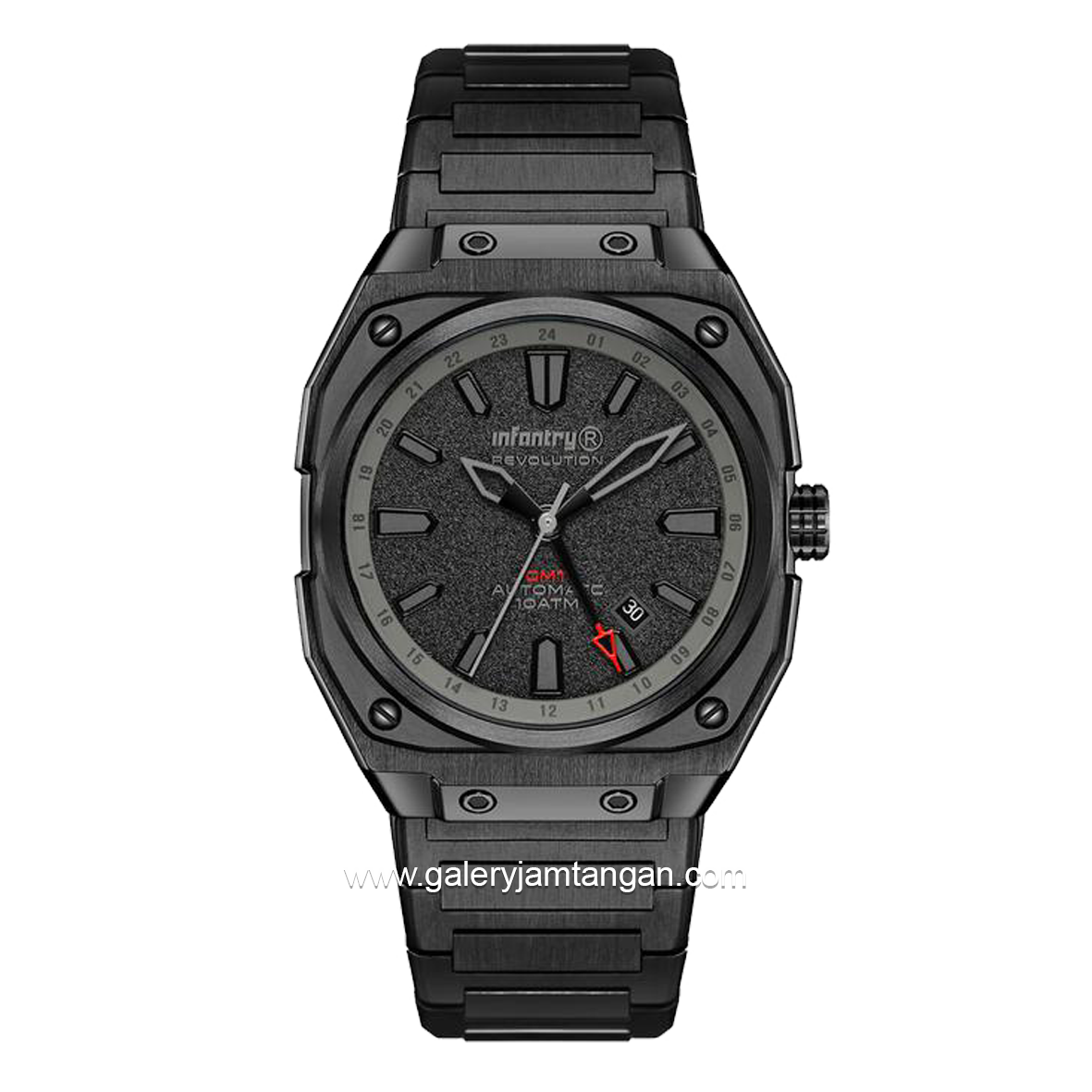 INFANTRY SEAGULL REVO-MOD-08 Automatic Full Black Stainless Steel