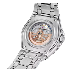 JAGUAR J1007/3 Balancier Automatic Silver Dial Green Swiss Made