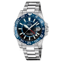 JAGUAR J1011/2 Silver Dial Blue Stainless Steel Swiss Made