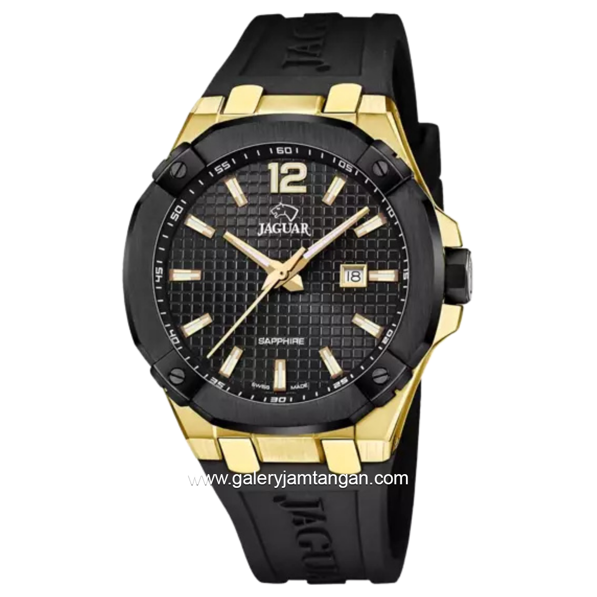 JAGUAR J1012/1 Black Shappire Chrystal Rubber