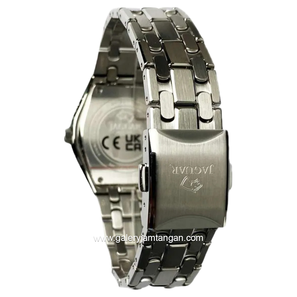 JAGUAR J1016/2 Silver Dial Pink Sapphire Crystal Swiss Made