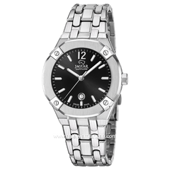 JAGUAR J1016/3 Silver Dial Black Sapphire Crystal Swiss Made