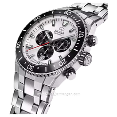 JAGUAR J1022/1 Silver Ceramic Stainless Steel Swiss Made