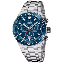 JAGUAR J1022/2 Silver Dial Blue Ceramic Stainless Steel Swiss Made