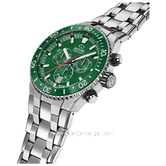 JAGUAR J1022/3 Silver Dial Green Ceramic Stainless Steel Swiss Made
