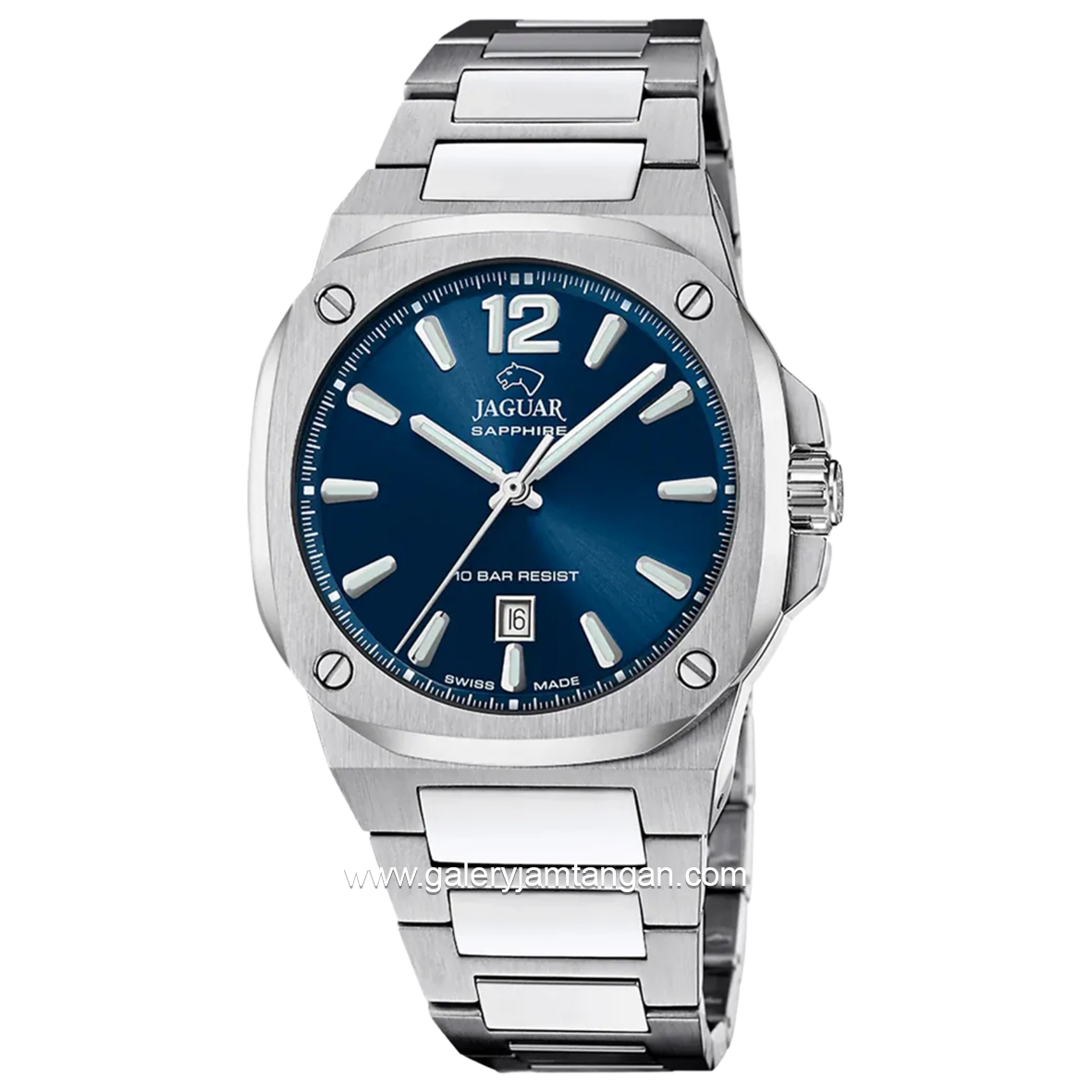 JAGUAR J1024/1 Silver Dial Blue Stainless Steel Swiss Made