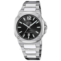 JAGUAR J1024/3 Silver Dial Black Stainless Steel Swiss Made