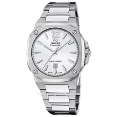 JAGUAR J1024/4 Silver Dial White Stainless Steel Swiss Made