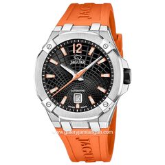 JAGUAR J1030/1 Orange Diplomatic Automatic Rubber Strap