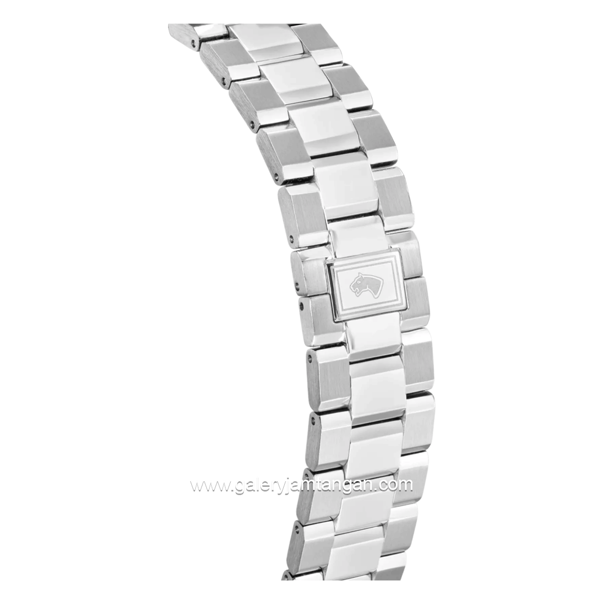 JAGUAR J1041/3 Silver Sapphire Crystal Stainless Steel Strap