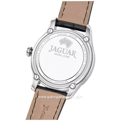 JAGUAR J1042/5 Black Leather Strap Swiss Made