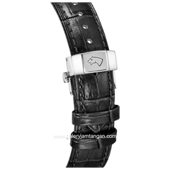 JAGUAR J1042/6 Black Dial Green Leather Strap Swiss Made