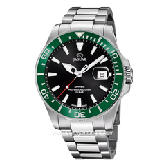 JAGUAR J860/H Silver Sapphire Crystal Stainless Steel Swiss Made