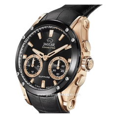 JAGUAR J959/1 Connected Special Edition Leather Black Rosegold Swiss Made