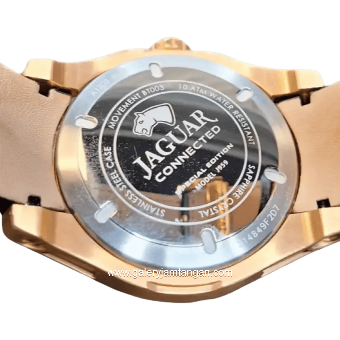 JAGUAR J959/1 Connected Special Edition Leather Black Rosegold Swiss Made