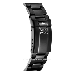 JAGUAR J989/1 Black Sapphire Crystal Stainless Steel Swiss Made