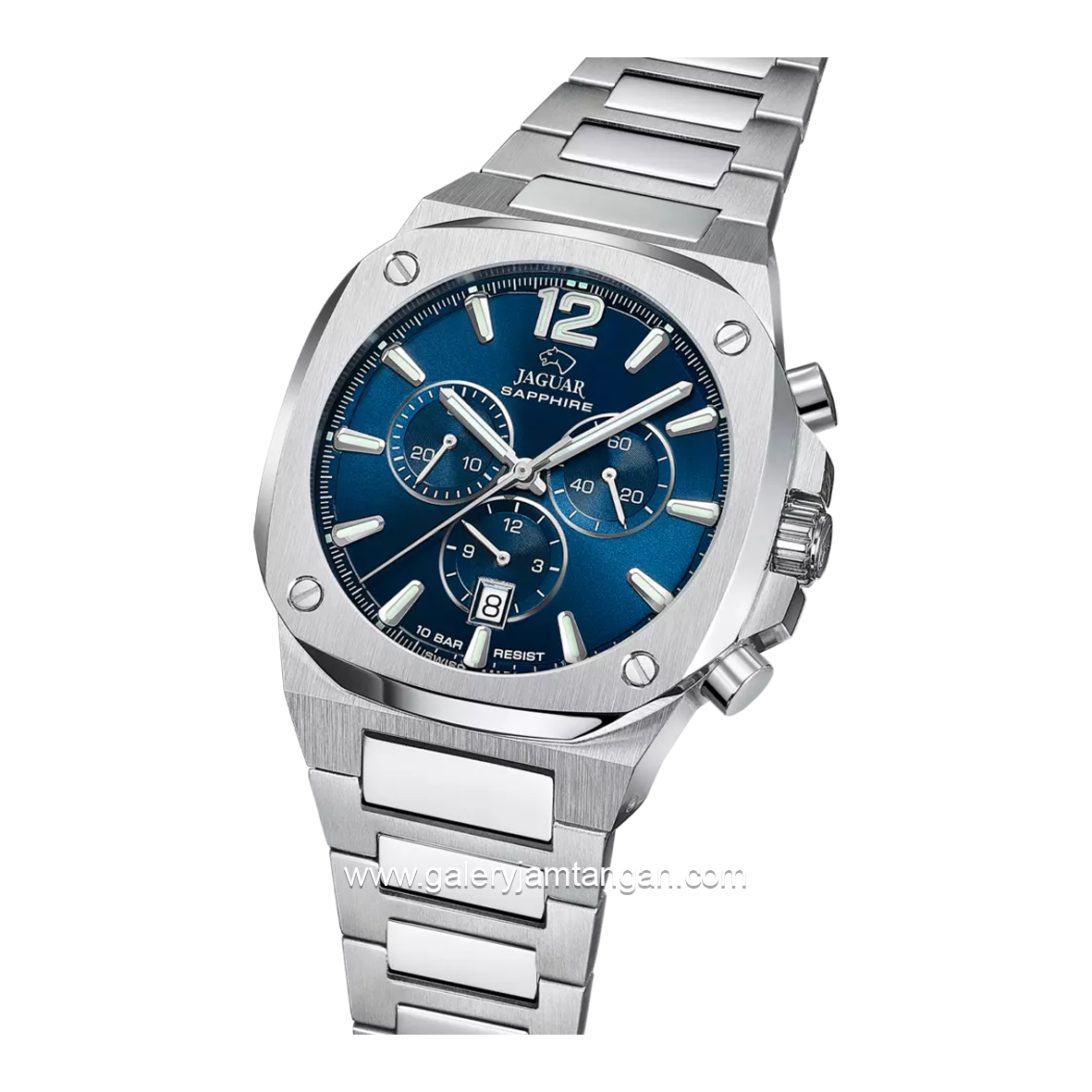 JAGUAR J1025/1 Silver Stainless Steel Swiss Made