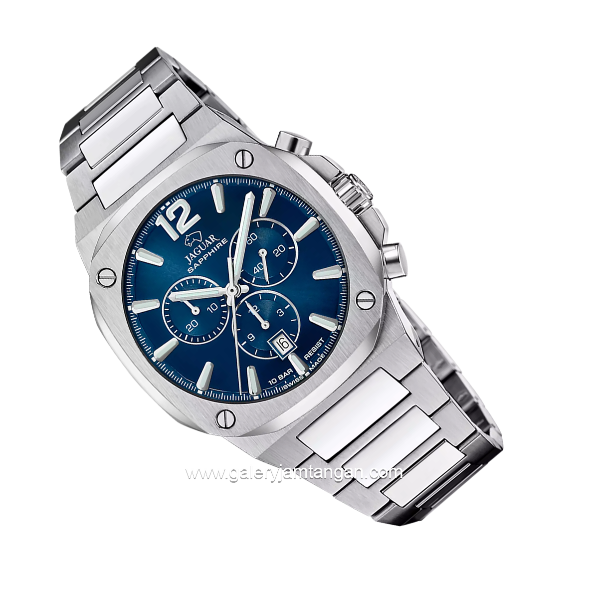 JAGUAR J1025/1 Silver Stainless Steel Swiss Made