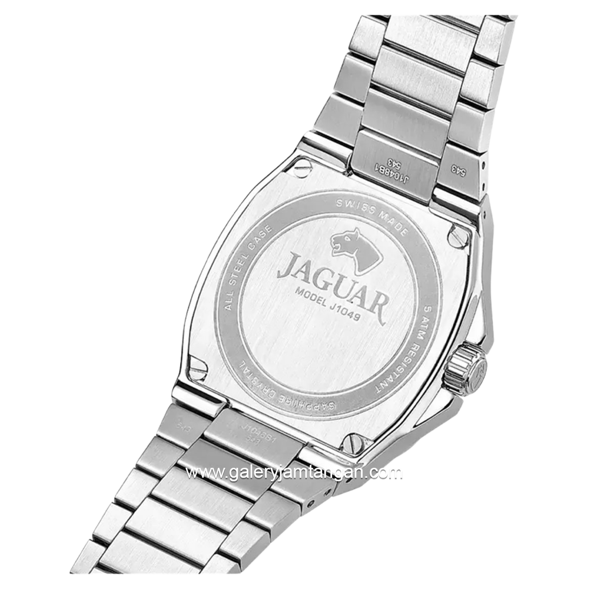 JAGUAR J1049/3 Silver Stainless Steel Swiss Made