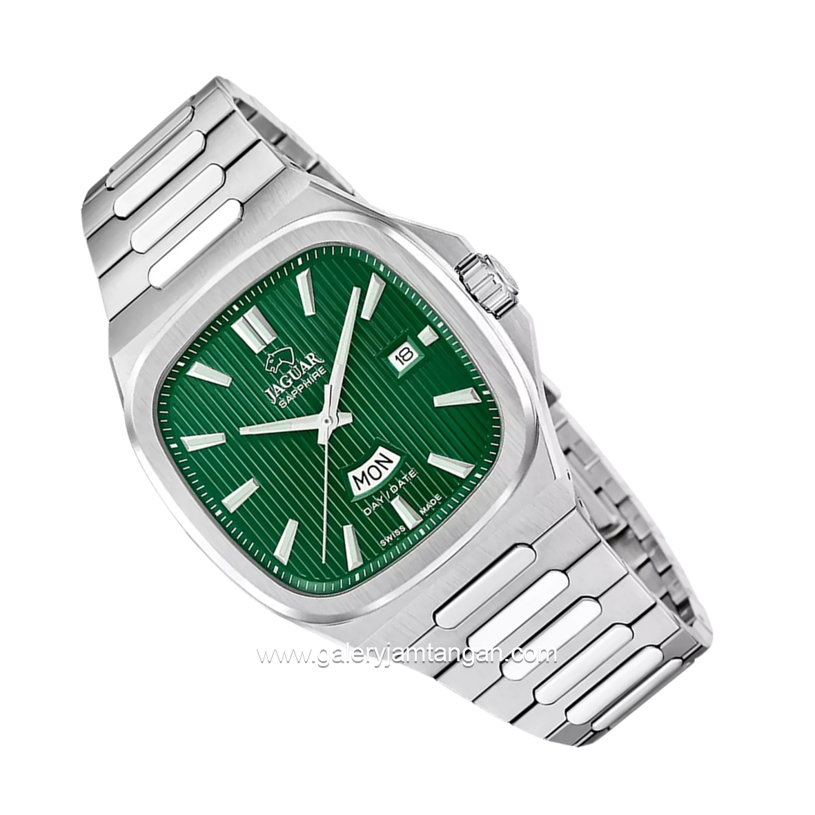 JAGUAR J1049/3 Silver Stainless Steel Swiss Made