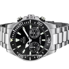 JAGUAR  J888/2 Connected Silver Dial Black Swiss Made