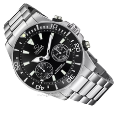 JAGUAR  J888/2 Connected Silver Dial Black Swiss Made