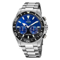 JAGUAR J888/6 Connected Silver Dial Blue Black Swiss Made