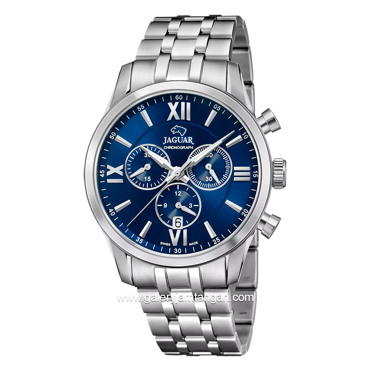 JAGUAR J963/2 Silver Dial Blue Chronograph Swiss Made