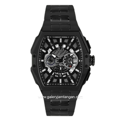 CHRIST VERRA CV 12381G-16 Full Black Stainless Steel Strap
