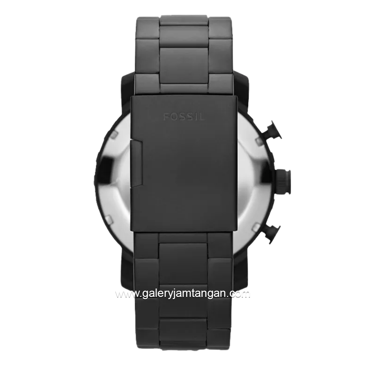 FOSSIL NATE JR1401 Black Stainless Steel Strap