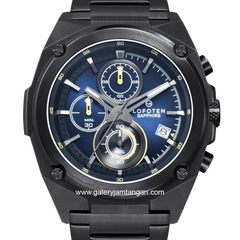 LOFOTEN F-6538MC Black Stainless Steel Extra Silicone Strap