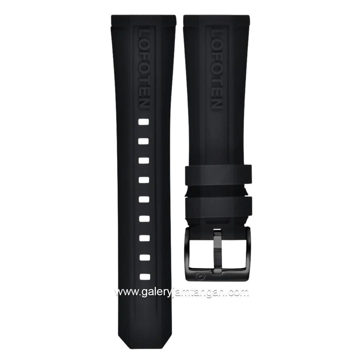 LOFOTEN F-6538MC Black Stainless Steel Extra Silicone Strap