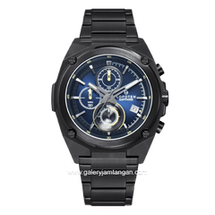 LOFOTEN F-6538MC Black Stainless Steel Extra Silicone Strap