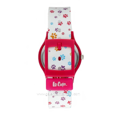 LEE COOPER LC.K.1.333 Kid's Watches White Pink Rubber Strap