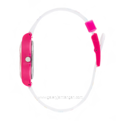 LEE COOPER LC.K.1.333 Kid's Watches White Pink Rubber Strap
