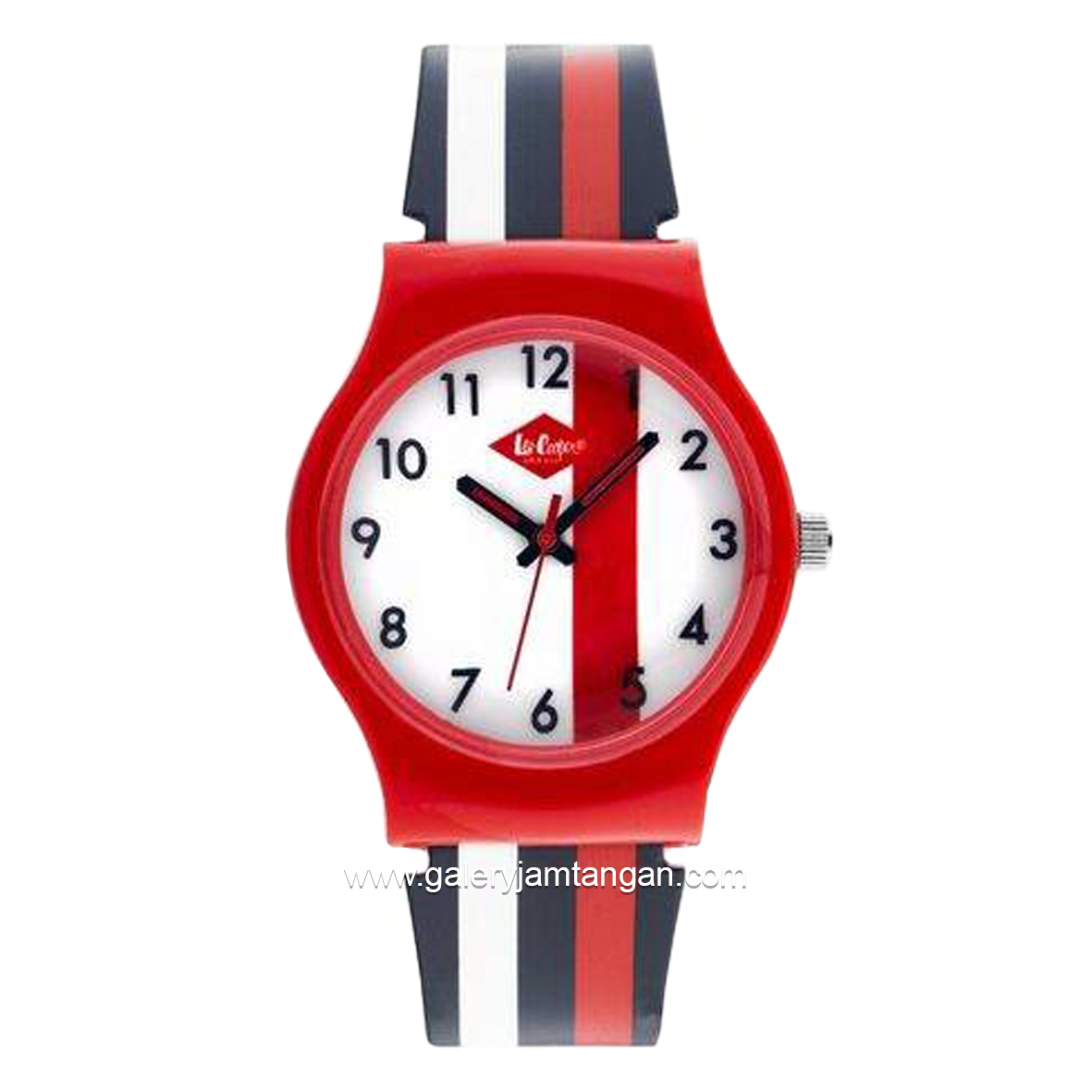 LEE COOPER LC.K.1.838 Kid's Watches Navy Red Rubber Strap