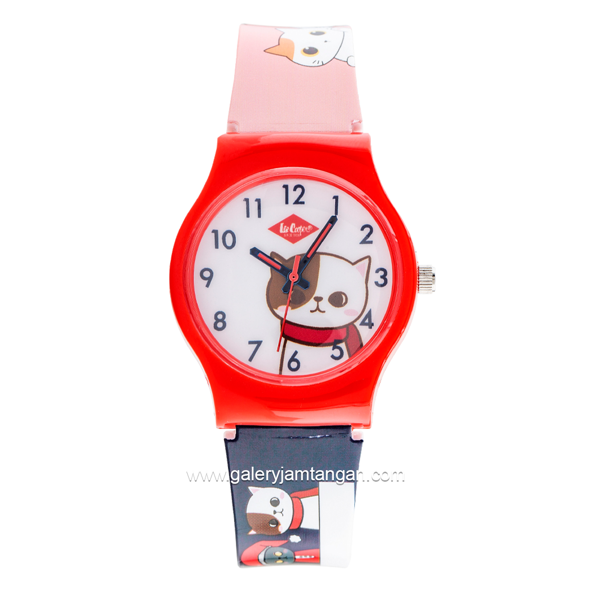 LEE COOPER LC.K.1.839 Ki's Watches Blue Pink Rubber Strap