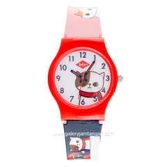 LEE COOPER LC.K.1.839 Ki's Watches Blue Pink Rubber Strap