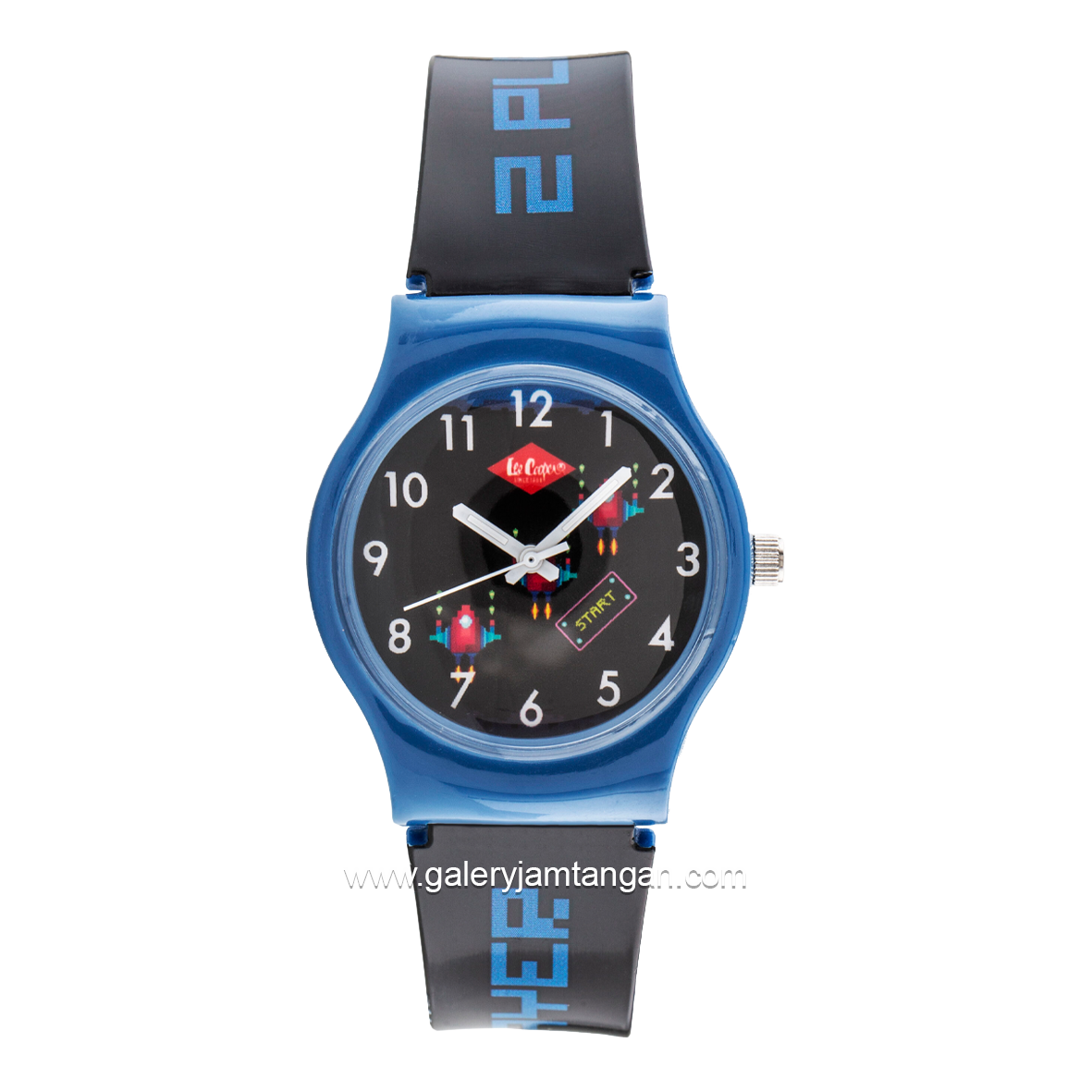 LEE COOPER LC.K.1.951 Kid's Watches Black Blue Rubber Strap