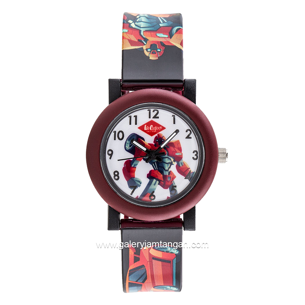 LEE COOPER LC.K.2.631 Kid's Watches Black Red Rubber Strap