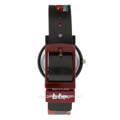 LEE COOPER LC.K.2.631 Kid's Watches Black Red Rubber Strap